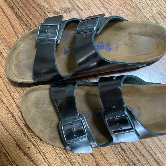 Birkenstock sz 10 Arizona style rate gunmetal HP 3/22/22!